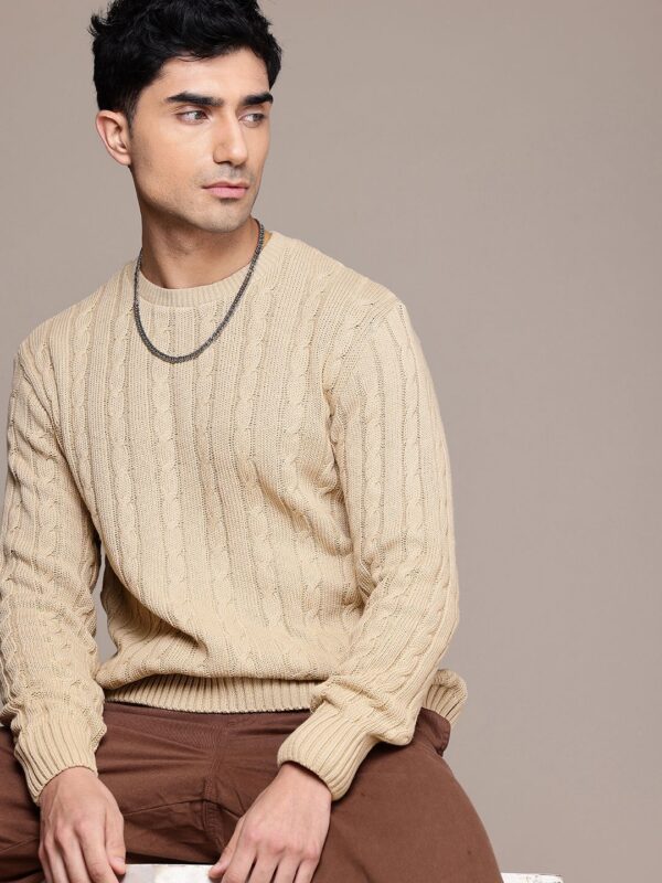 The Lifestyle Co. Men Cable Knit Pullover - Image 2