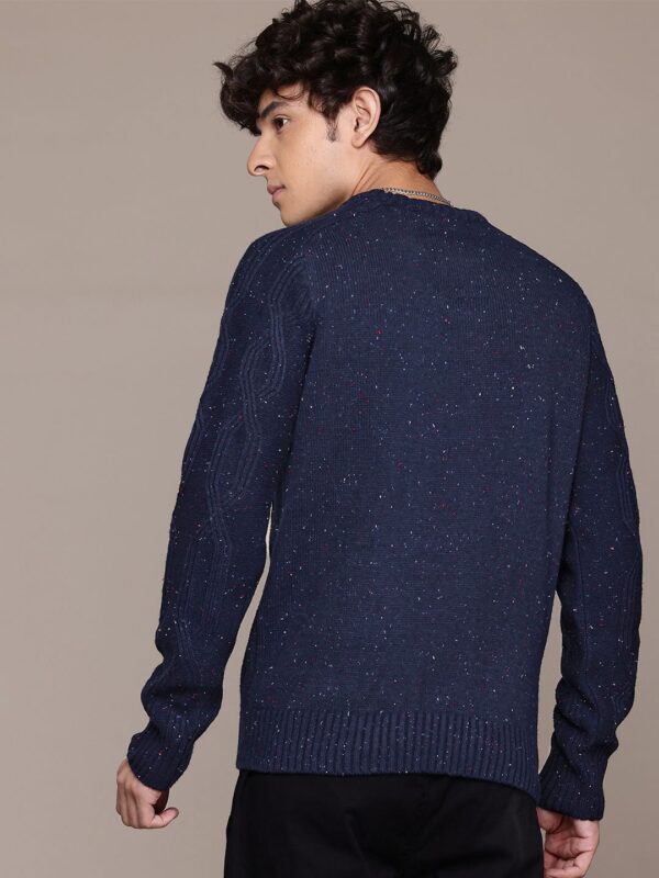 The Lifestyle Co. Speckled Cable Knit Pullover - Image 2