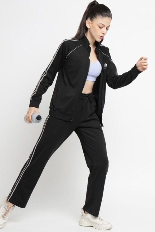 Women Colour-block Track Suit