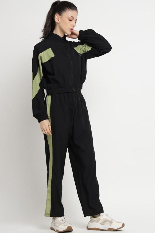 Women Colorblocked Tracksuit