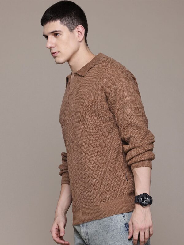The Lifestyle Co. Polo Collar Ribbed Sweaters - Image 2