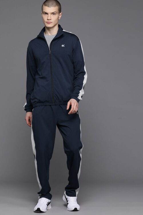 Men Striped Rapid-Dry Sports Tracksuit