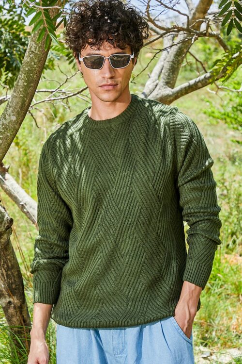 Men Cable Knit Pullover Sweaters