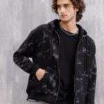 WROGN Men Printed Front-Open Sweatshirt